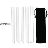 Durable High Borosilicate Glass Drinking Straws – Reusable & Eco-Friendly
