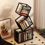 Estantería giratoria para libros, estantería para revistas, organizador de estanterías, estanterías estéticas para niños, estanterías, muebles de almacenamiento