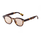 Vintage Shell Round Sunglasses – Retro Fashion Shades for Men & Women (UV400 Protection)
