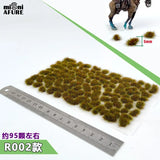 Miniature Static Grass Tufts - Realistic Scenery for Model Railways & Dioramas