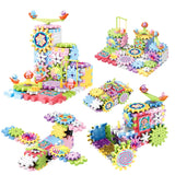 Electric Gear Building Block Set – Interactive 3D Puzzle Toy for Kids Ages 3-12