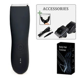 Professional Rechargeable Body & Beard Trimmer for Men – Waterproof Electric Shaver with Ceramic Blades