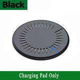 Ultra-Slim Fast Wireless Charger Pad with LED Indicator & Type-C Cable – 30W High-Speed Charging for iPhone, Samsung & Qi Devices