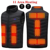 USB Heated Vest for Men & Women – 23-Zone Electric Heating Winter Vest, Thermal Warm Jacket