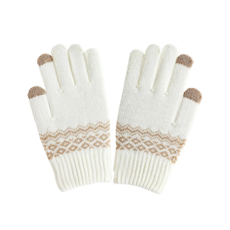 Touchscreen Winter Gloves – Warm Knitted Gloves for Men & Women with Phone Compatibility