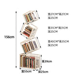 Estantería giratoria para libros, estantería para revistas, organizador de estanterías, estanterías estéticas para niños, estanterías, muebles de almacenamiento