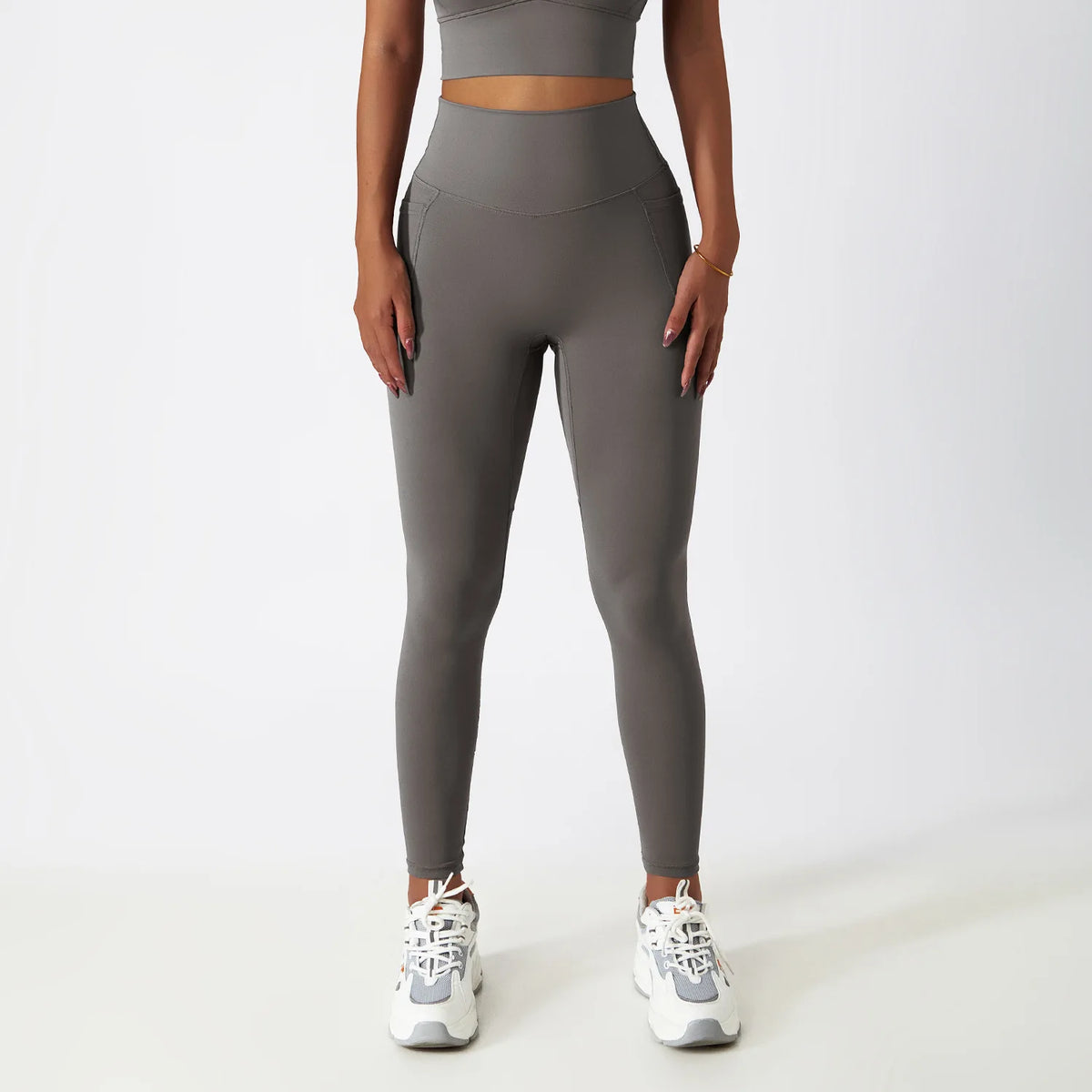 High-Waist Cozy Pocket Yoga Leggings for Women