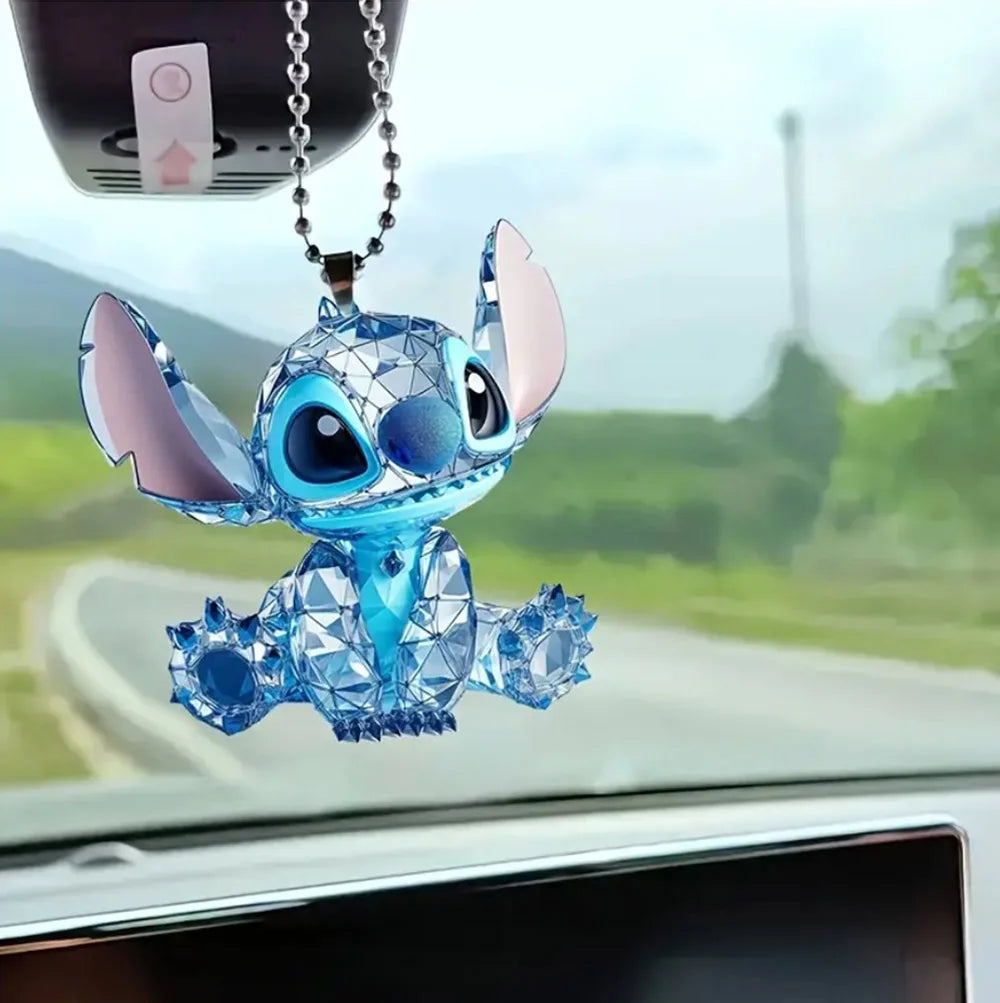 Stitch 2D Acrylic Toy Pendant – Cute Collectible Keychain Model