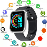 D13 Smart Watch with Heart Rate Monitor – Fitness Tracker with Multi-Sport Modes & Message Alerts