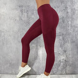 Plus Size High-Waisted Yoga Pants with Pockets – Workout & Running Tights