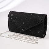Fashionable Envelope Shaped Women's Handbag with Chain Decoration – Versatile & Durable