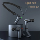 Split Strap Fascia Gun - 12 Speed Adjustable Deep Tissue Massage Gun for Muscle Relief