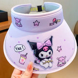 Sanrio Character Sun Hat - Cinnamoroll & Kuromi UV Protection Bucket Hat for Kids