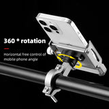 Universal Metal Motorcycle & Bike Phone Holder – Durable, Adjustable Mount for Secure Phone Placement