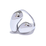 Anillo minimalista de acero inoxidable: joyería moderna, resistente al agua y elegante para mujeres
