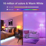 Smart WiFi & Zigbee LED Light Bulb | RGB + Warm & Cool White | E27/E14/GU10 | Alexa & Google Home Compatible