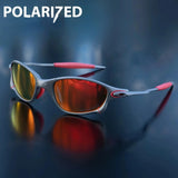 Gafas de sol polarizadas para hombre MTB, gafas de ciclismo UV400, gafas de pesca, gafas de metal para bicicleta, gafas de ciclismo, gafas de montar D4-3