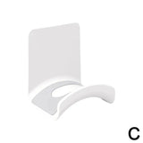 Soporte de pared universal para auriculares: colgador de plástico adhesivo para debajo del escritorio para juegos, auriculares y cascos