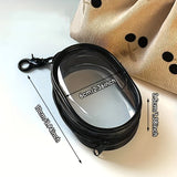 Mini Clear Zipper Storage Pouch – Portable Organizer for Cables, Earphones & Small Accessories