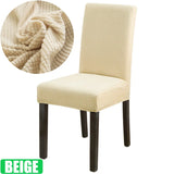 Elastic Jacquard Dining Chair Cover – Soft, Stretchable, and Wrinkle-Resistant Protector