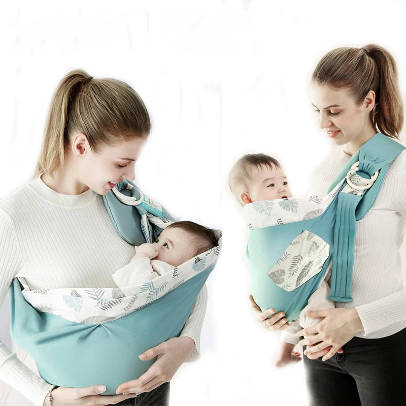 Portabebés de malla de algodón con diseño floral, soporta hasta 132 libras, para bebés y niños pequeños