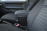 Suzuki Jimny Center Console Armrest Box with USB Ports (2019-2024) – Leather & ABS Storage Organizer