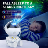 Galaxy Star Astronaut Projector LED Night Light with Starry Sky Effect for Bedroom Decoration and Kids' Gifts