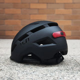 USB Rechargeable Bike Helmet with LED Tail Light - Lightweight MTB/Road Cycling Helmet