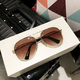 Classic Aviator Sunglasses – Metal Frame UV Protection Shades for Men
