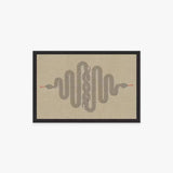 Alfombra de felpa suave y antideslizante: plegable, lavable y elegante para decorar el hogar