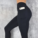Plus Size High-Waisted Yoga Pants with Pockets – Workout & Running Tights