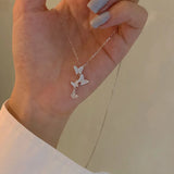 Trendy Bowknot Pendant Necklace – Stylish Fashion Jewelry for Women