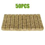 Rockwool Hydroponic Grow Cubes - Seed Starter Plugs for Soilless Gardening