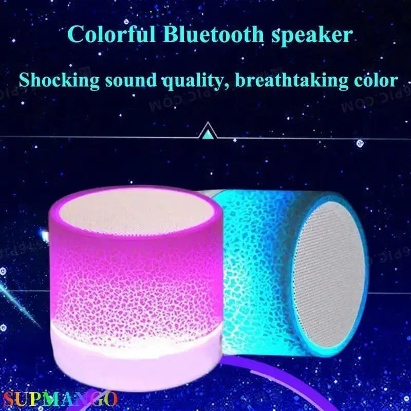 Portable Bluetooth Speaker with 7-Color LED Lights & Powerful Bass – Wireless Mini Speaker