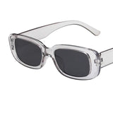Retro Rectangle Sunglasses for Women – UV400 Vintage Fashion Eyewear with Anti-Glare Lenses