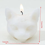 Three-Eyed Cat Gothic Scented Candle – Halloween Aromatherapy & Home Décor