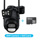 12MP Outdoor PTZ Security Camera – 8X Zoom, 360° Coverage & AI Tracking