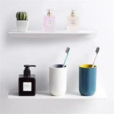 Estante flotante de pared de 30/40/50 cm para sala de estar, baño, cocina, estante colgante blanco y negro para baño