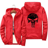 Men’s Casual Hooded Jacket – Lightweight Printed Zip-Up Outerwear for Spring & Autumn
