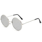 FOENIXSONG Fashion Pilot Round Gradient Mirror Sunglasses for Men & Women