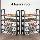 5-Tier Metal Shoe Rack Organizer – Space-Saving Shoe Storage for Closet and Entryway