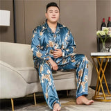 Men’s Ice Silk Pajama Set – Lightweight, Breathable Sleepwear for Comfort and Style