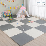 Alfombra de espuma para juegos con forma de rompecabezas para bebés: alfombra de piso suave y segura para niños