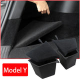 Tesla Model Y Center Console & Rear Trunk Storage Organizer Tray (2021–2024)