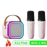 Micrófono inalámbrico profesional con altavoz Bluetooth, micrófono con reducción de ruido para juegos, karaoke, transmisión en vivo y más 