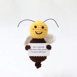 Handmade Knitted Plant-Themed Decorative Doll