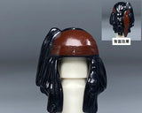 Customizable Figure Hairstyle Building Blocks - 50+ Hair & Head Accessories for LEGO-Compatible Figures