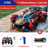 WLtoys F1 Drift RC Car: coche acrobático con control por gestos, tracción en las 4 ruedas, luces LED y efecto de rociado