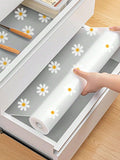 Revestimiento para estantes Daisy: tapete impermeable y no adhesivo para gabinetes y cajones de cocina