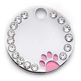 Custom Engraved Stainless Steel Pet ID Tag – Personalized Anti-Lost Nameplate for Dogs & Cats